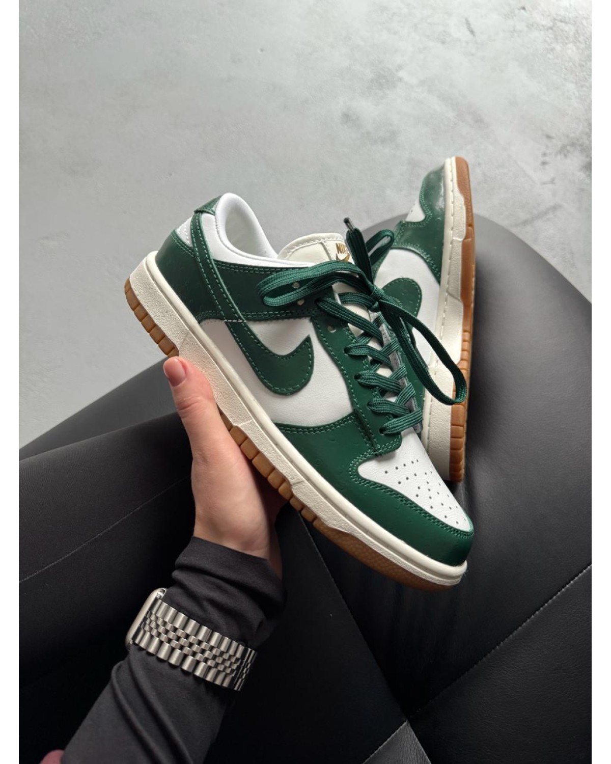 Nike Dunk Low LX Green Ostrich Nike Dunk Low LX Green Ostrich