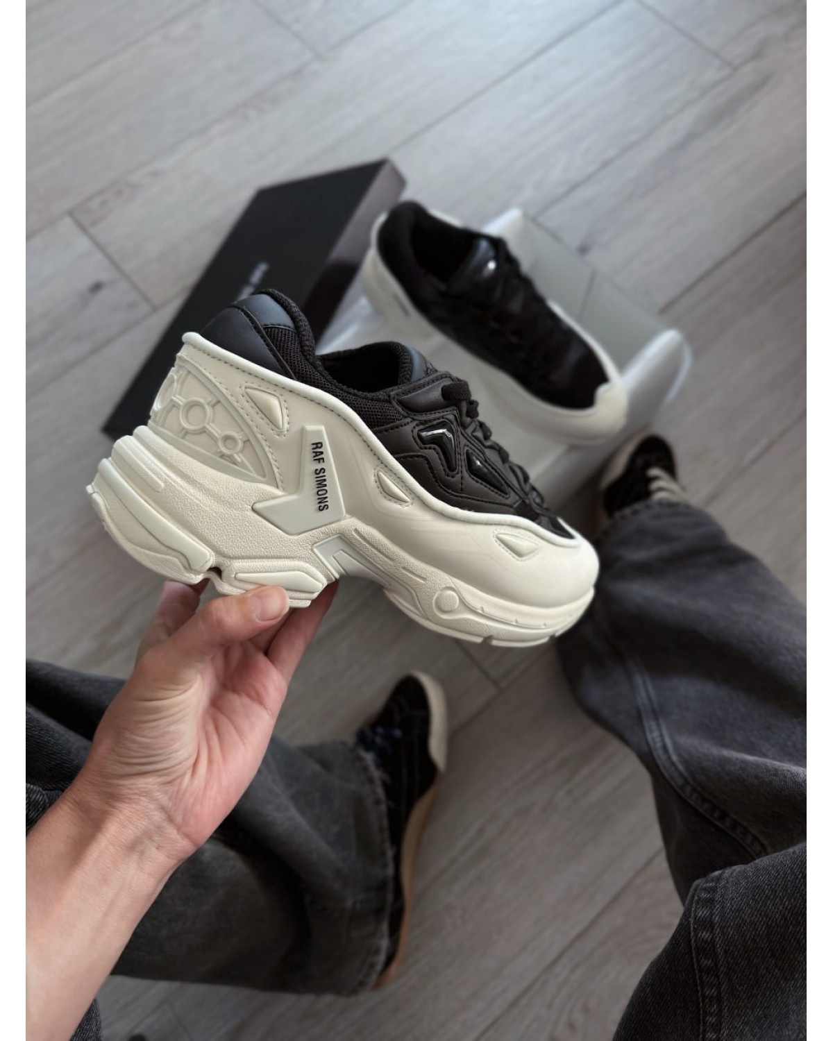 Adidas x Raf Simons Pharaxus Black/White Adidas x Raf Simons Pharaxus Black/White