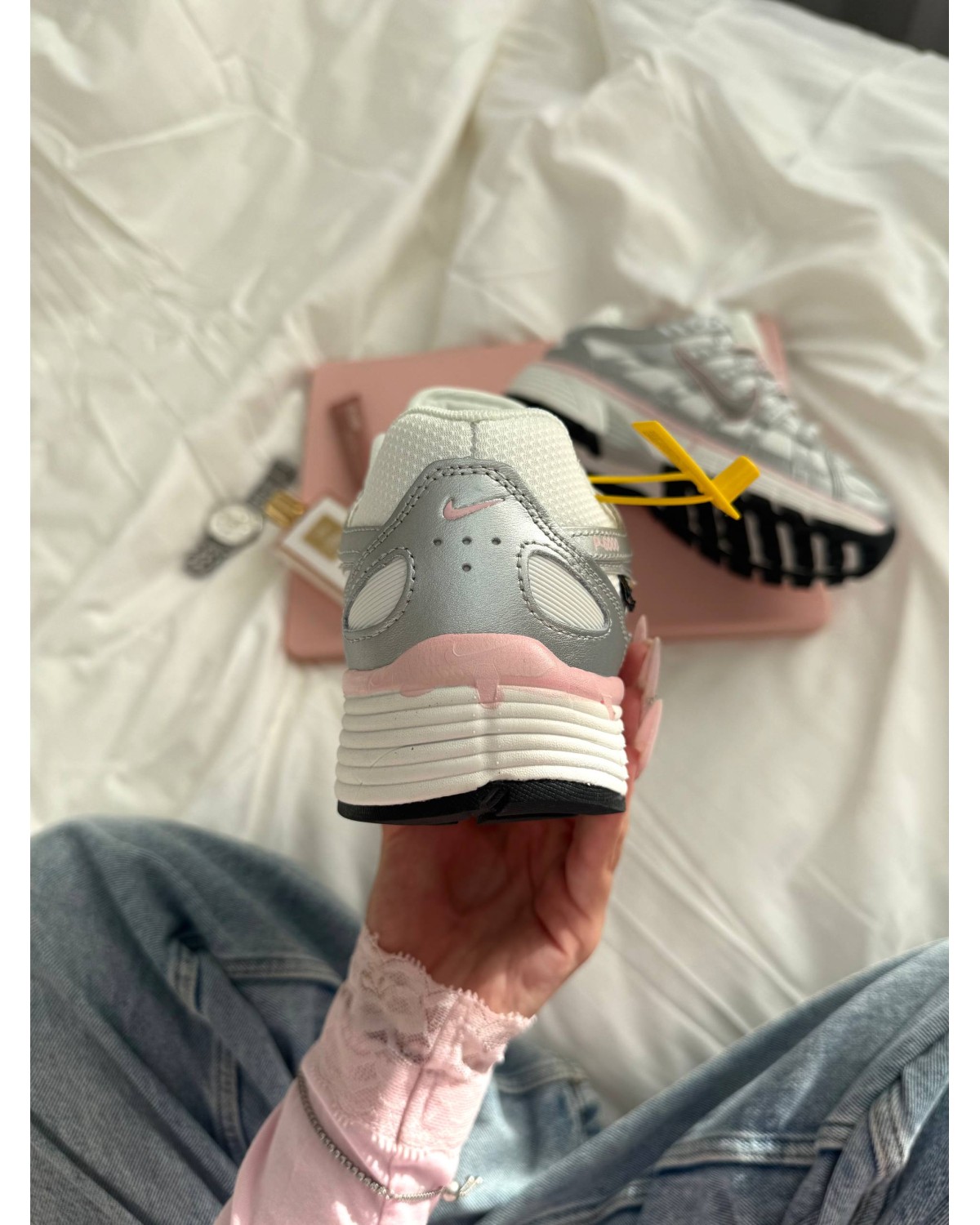 Nike P-6000 White Pink Cordura Nike P-6000 White Pink Cordura