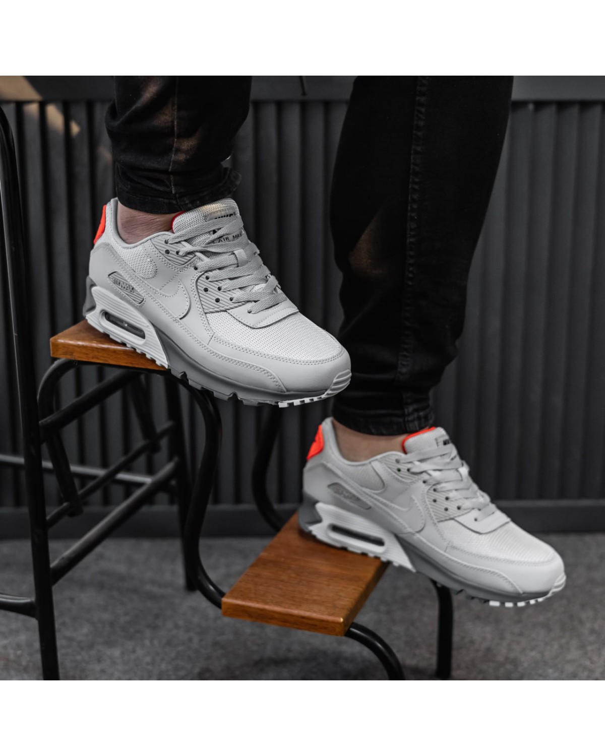Nike Air Max 90 Grey Orange Nike Air Max 90 Grey Orange