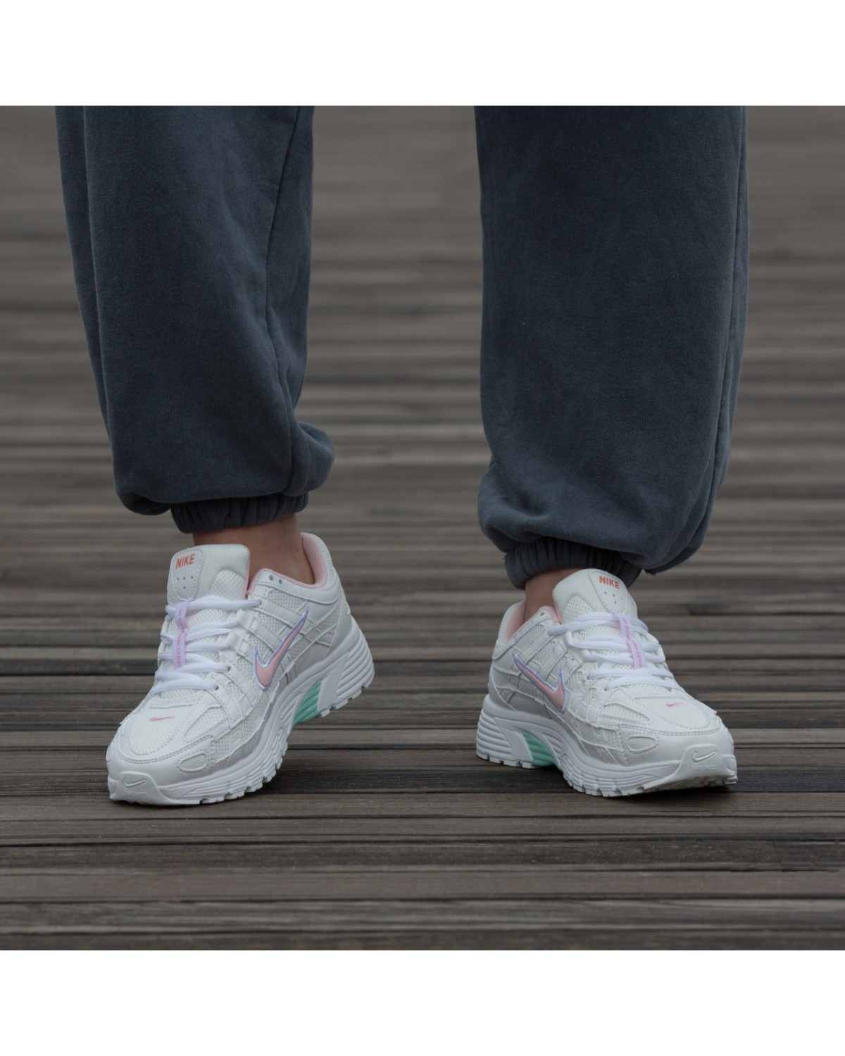 Nike P-6000 White Pink
