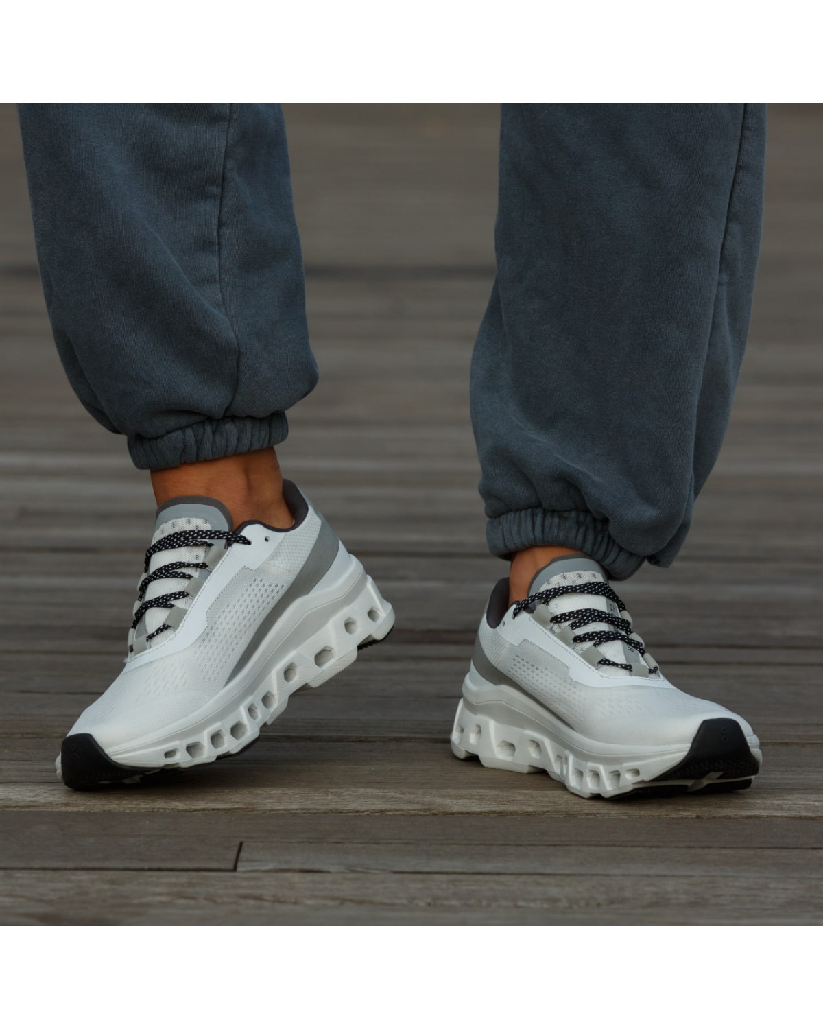 On Cloudmonster Undyed White