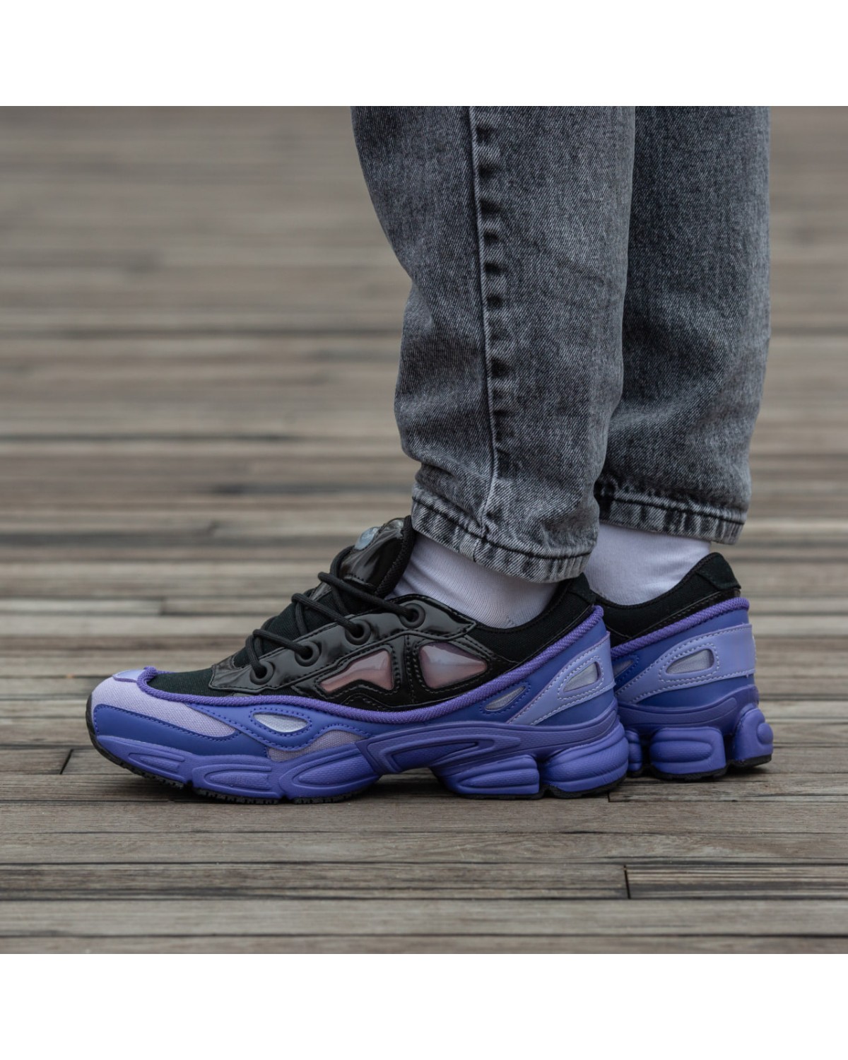 Adidas x Raf Simons Ozweego Black Purple