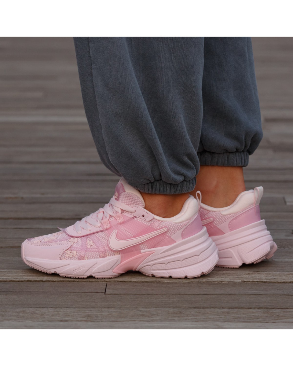 Nike V2K Run Pink Flowers