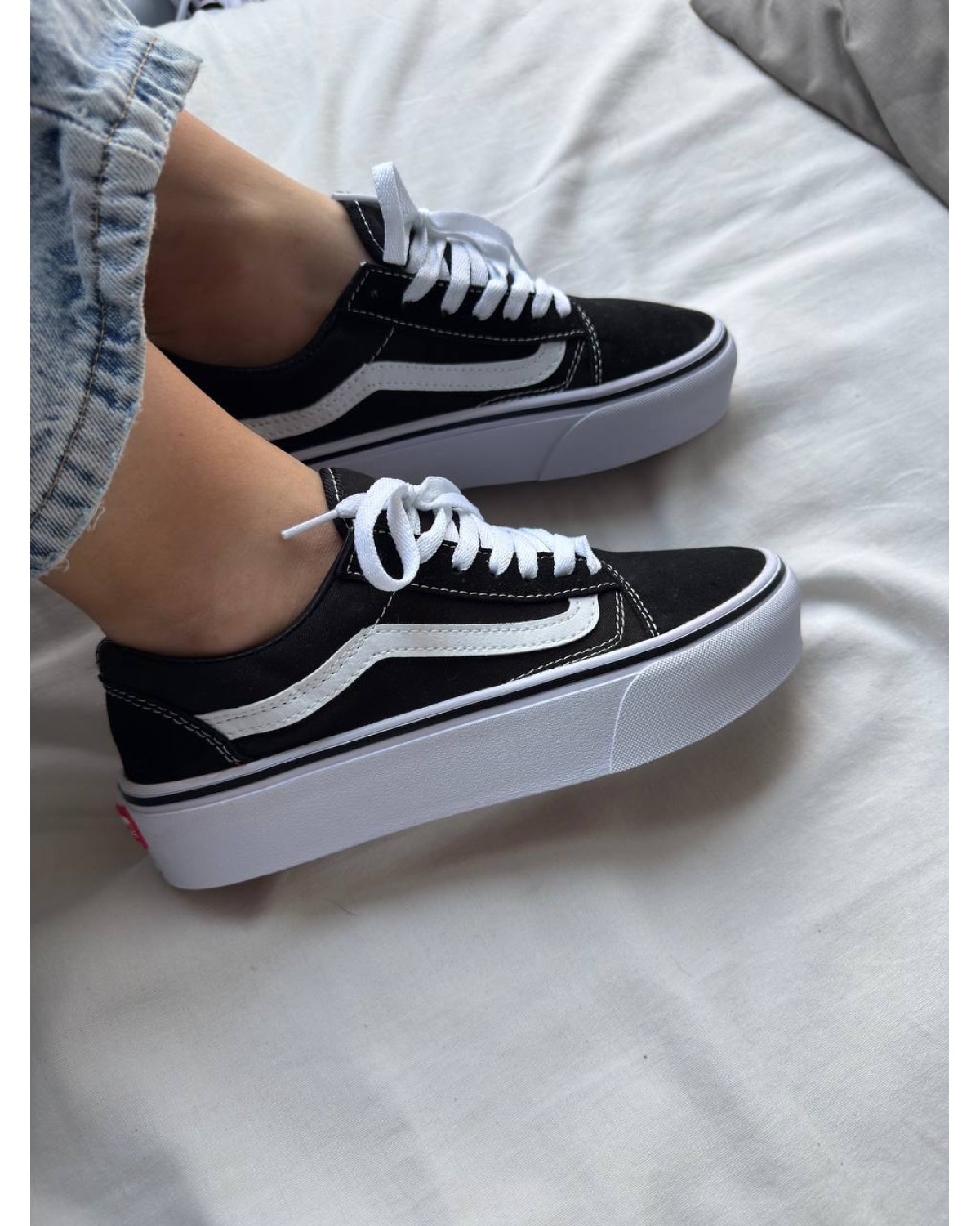 Vans Old Skool Black/White Platform