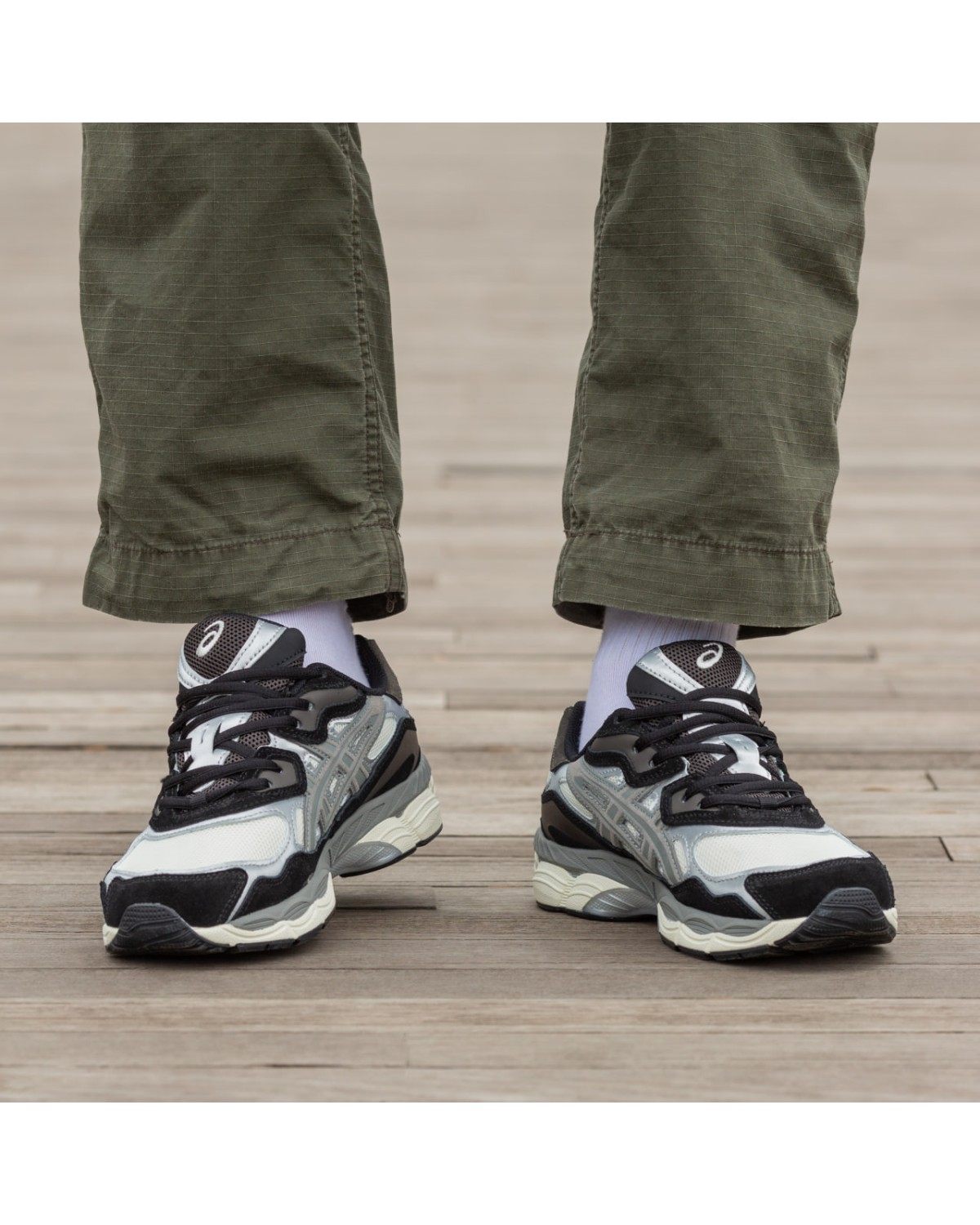 Asics Gel-NYC White Black Grey Asics Gel-NYC White Black Grey