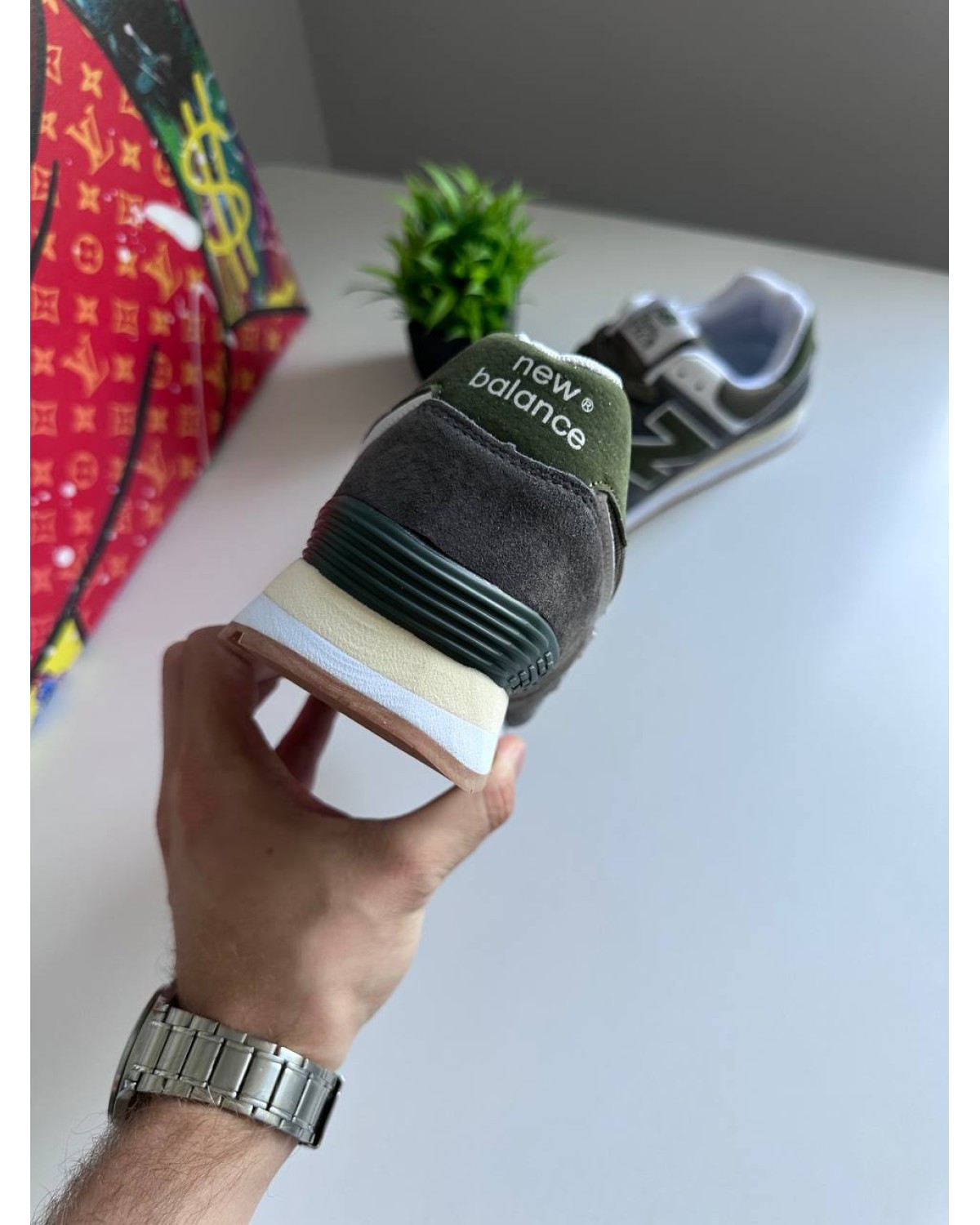New Balance 574 Grey Green