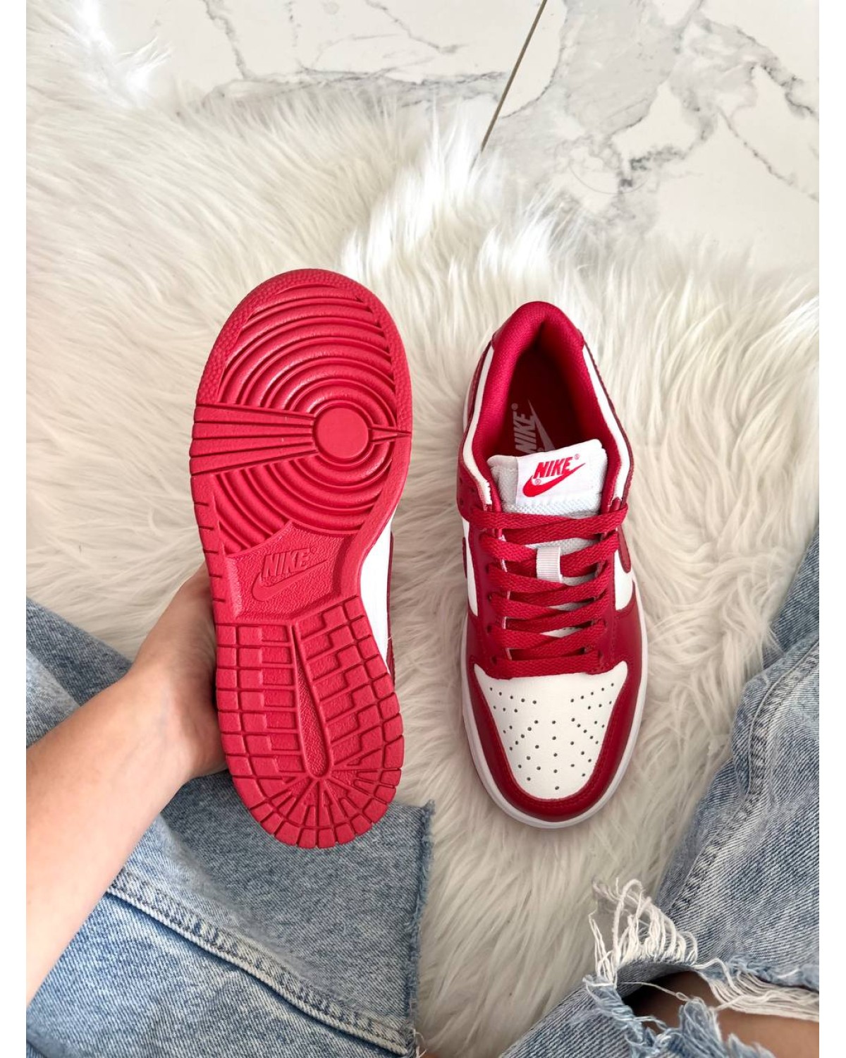 Nike Dunk Low Red White Nike Dunk Low Red White