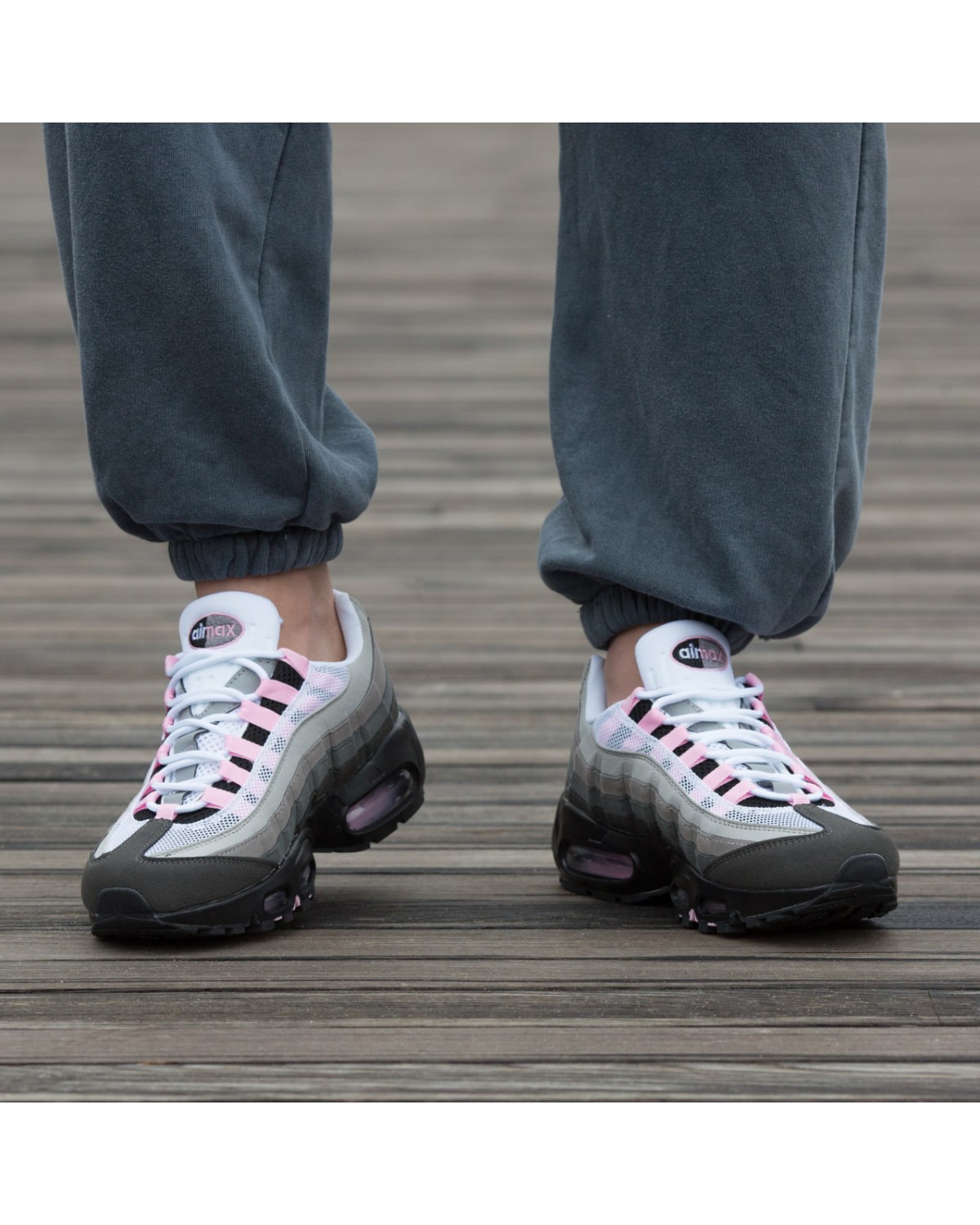 Nike Air Max 95 Grey Pink Foam