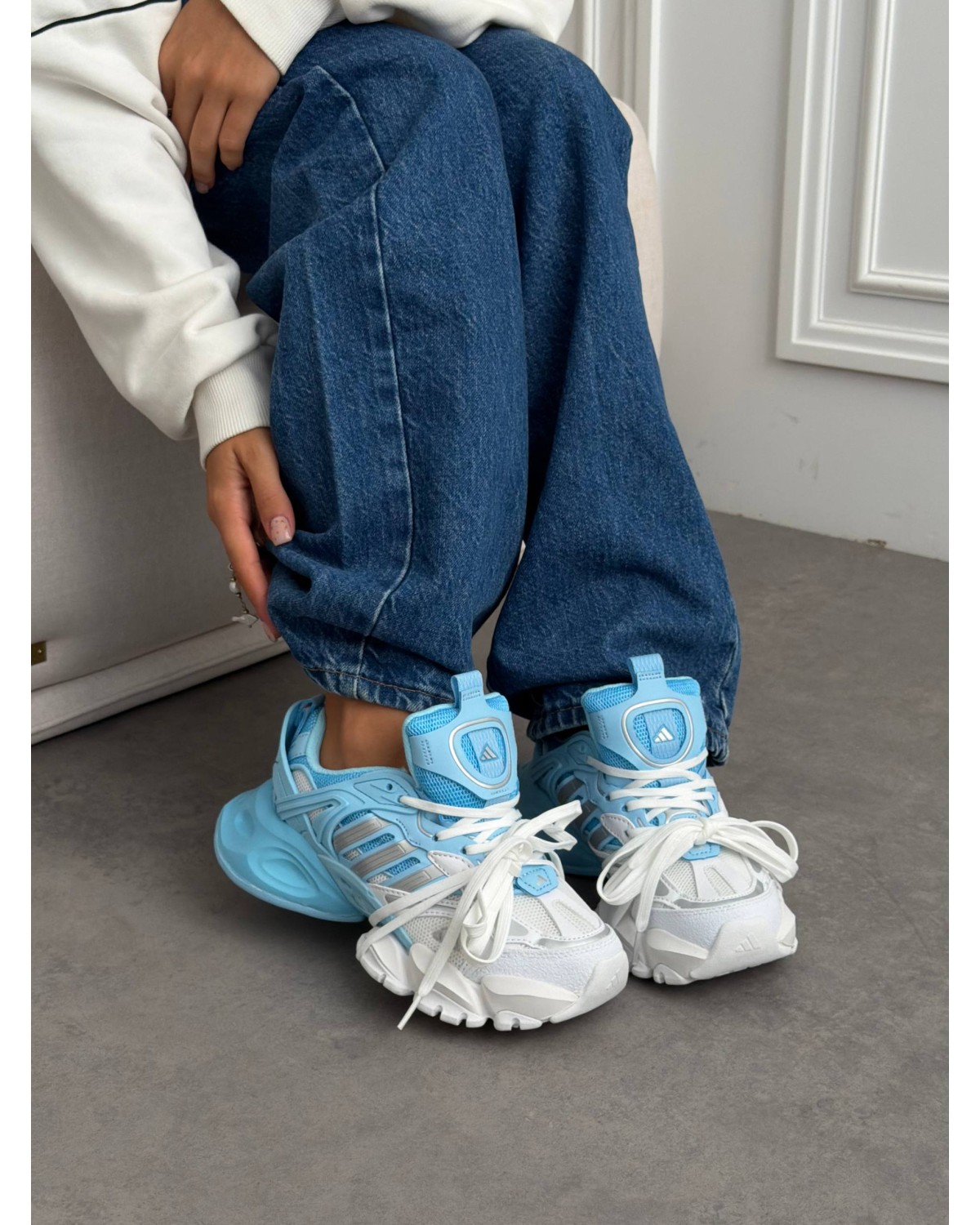 Adidas Vento XLG Delux Blue/White