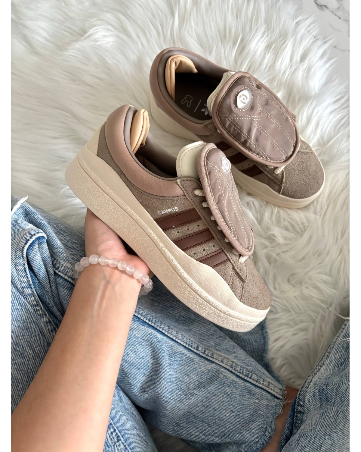 Adidas Campus Bad Bunny Chalky Brown Adidas Campus Bad Bunny Chalky Brown