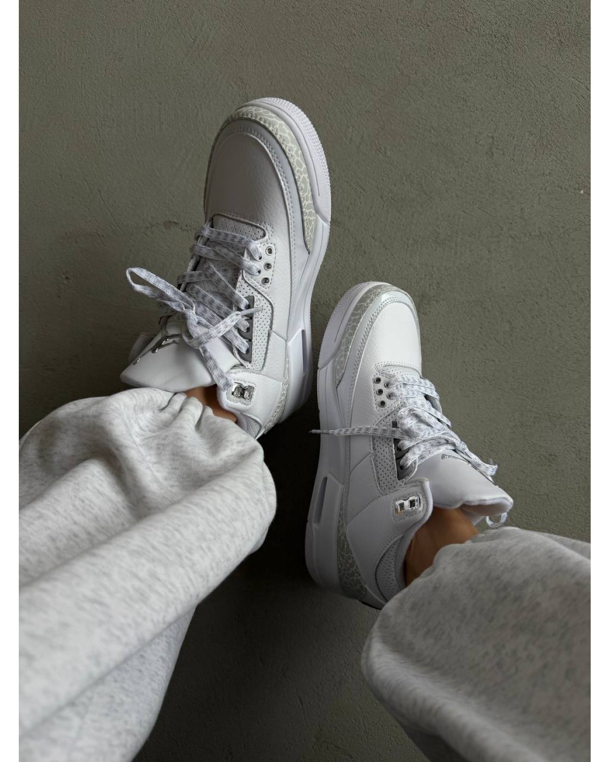 Nike Air Jordan Retro 3 White/Silver