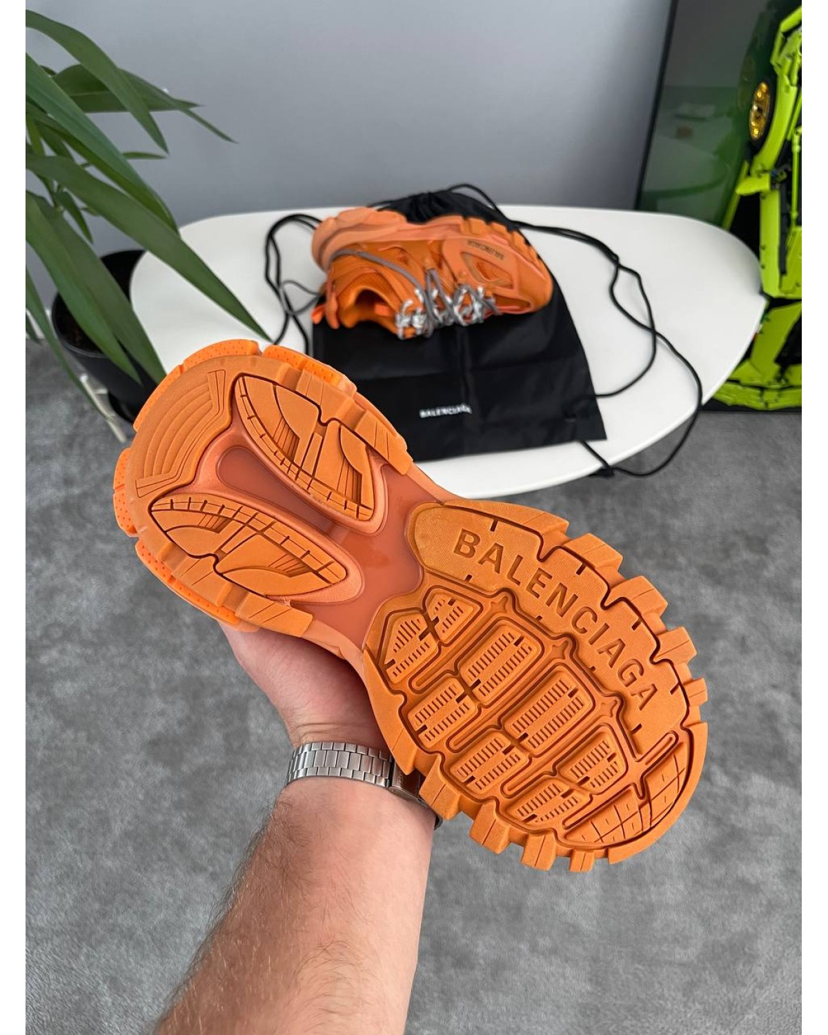 Balenciaga Track Trail Laces Orange