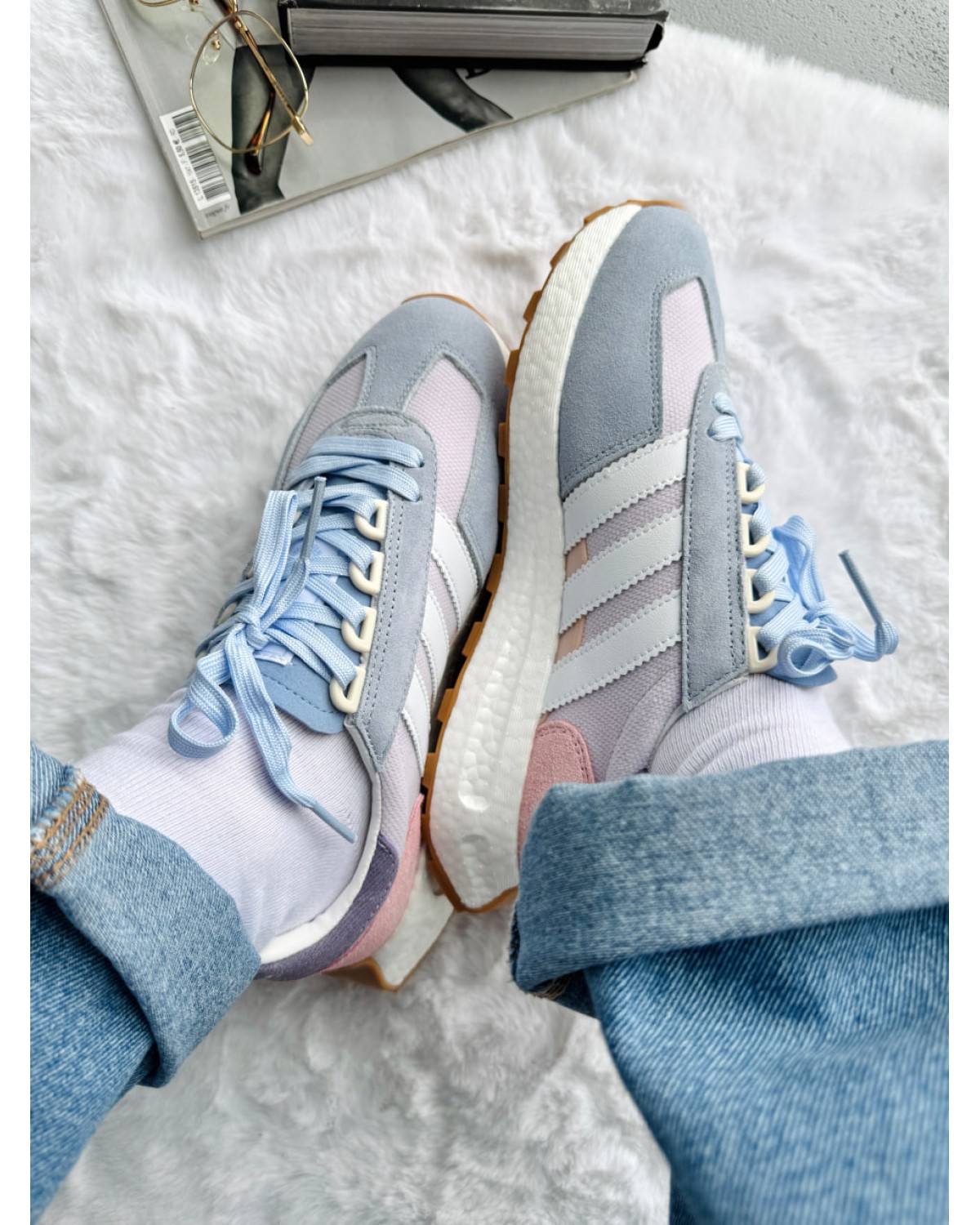 Adidas Retropy E5 Blue Pink White