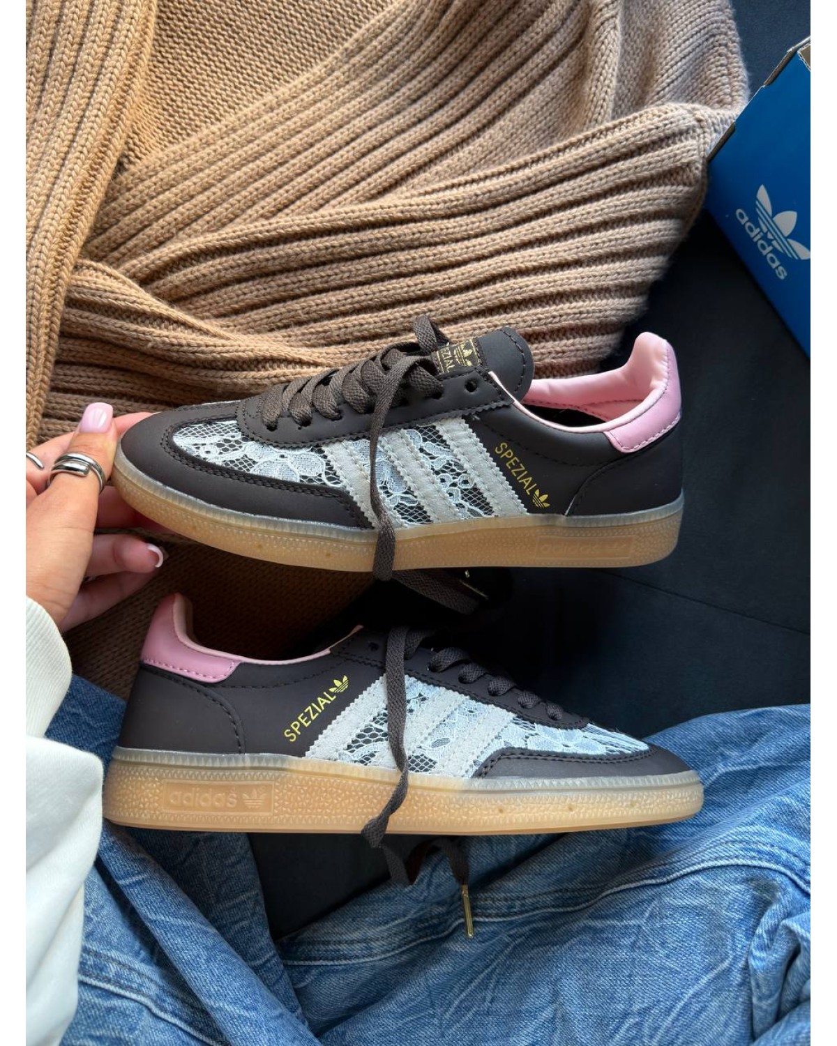 Adidas Spezial Brown Lace Pink