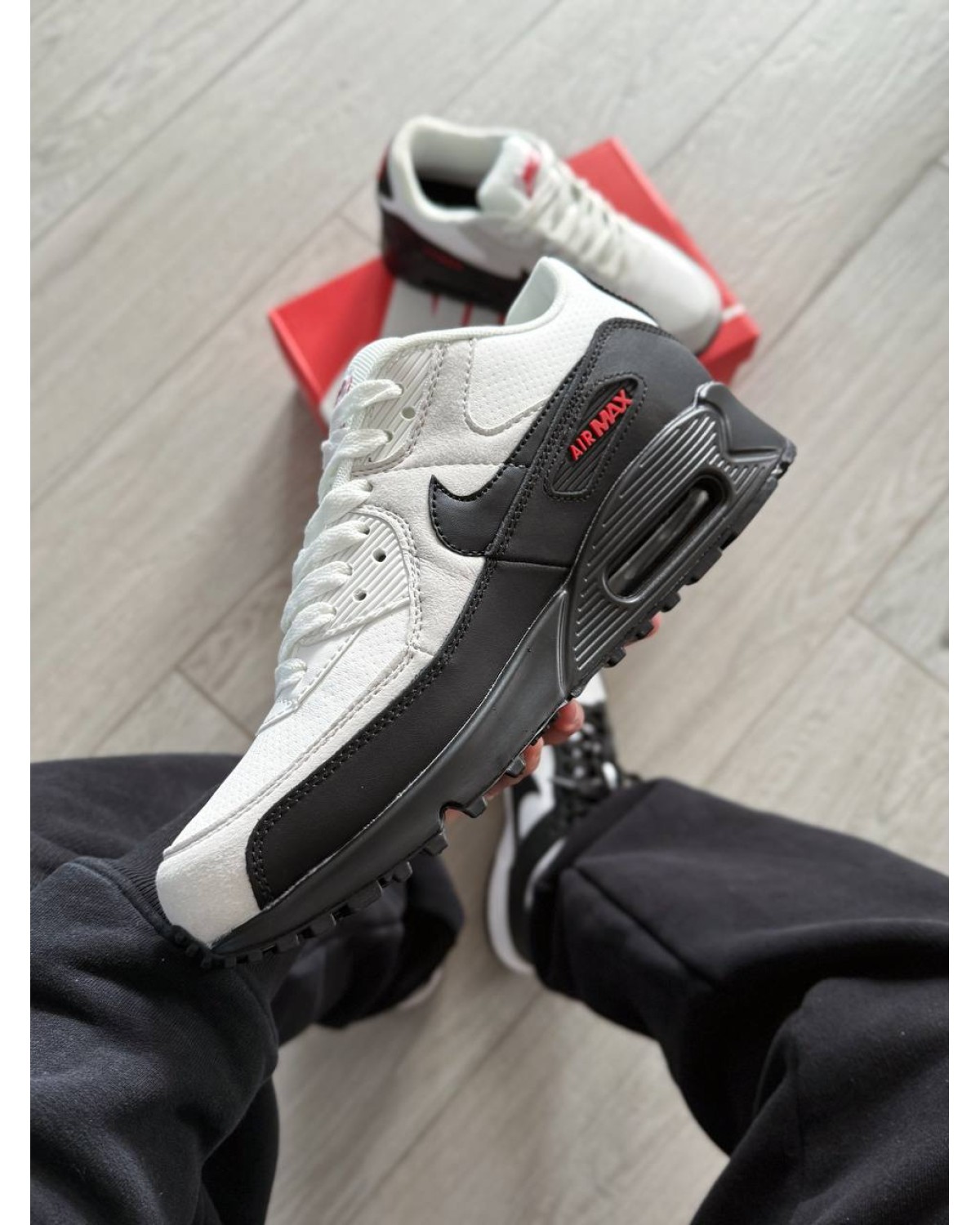 Nike Air Max 90 White Black University Red Nike Air Max 90 White Black University Red