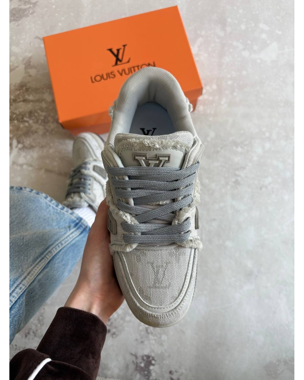 Louis Vuitton Trainer Grey Louis Vuitton Trainer Grey