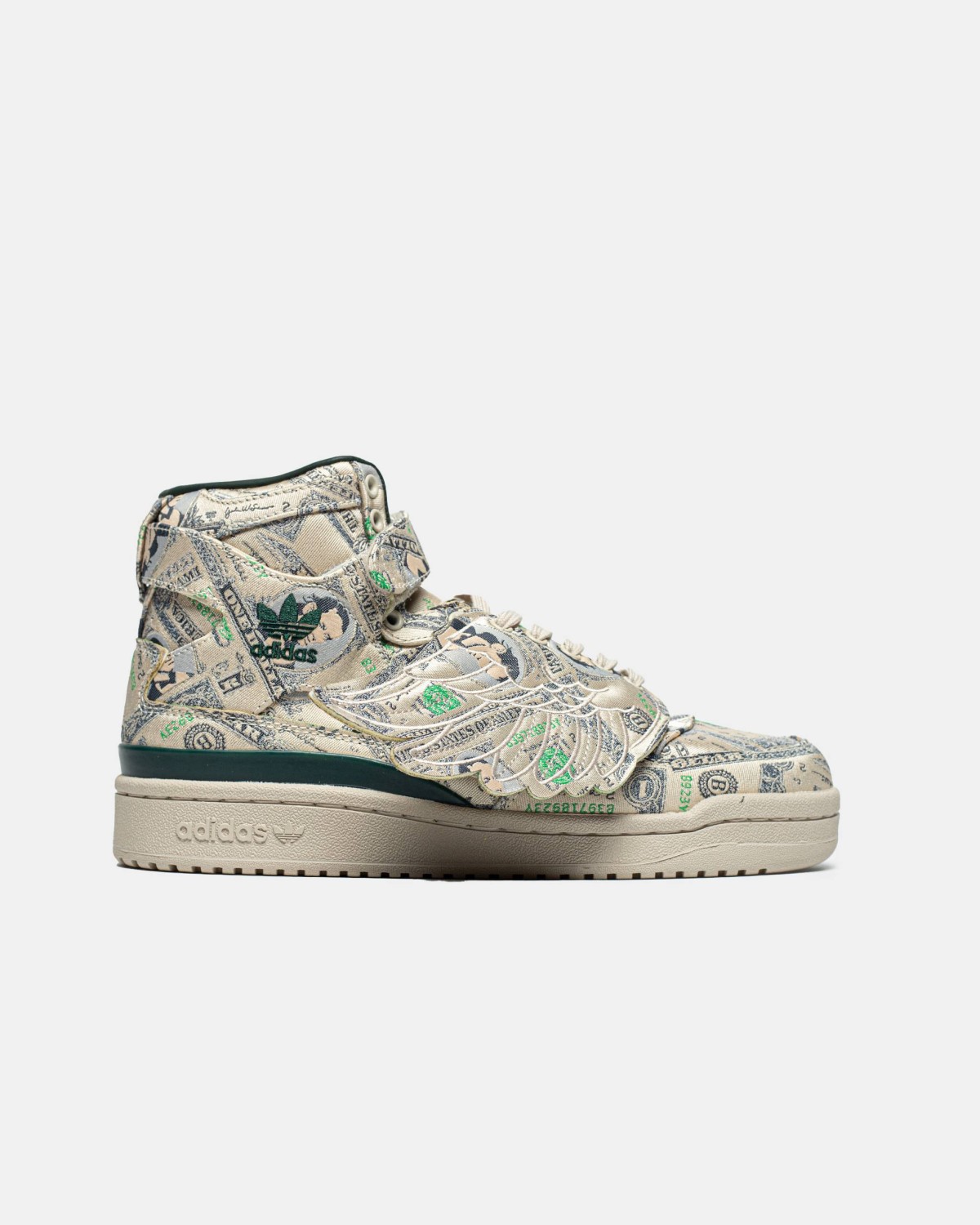 Adidas x Jeremy Scott Forum Wings 1.0 Money Green