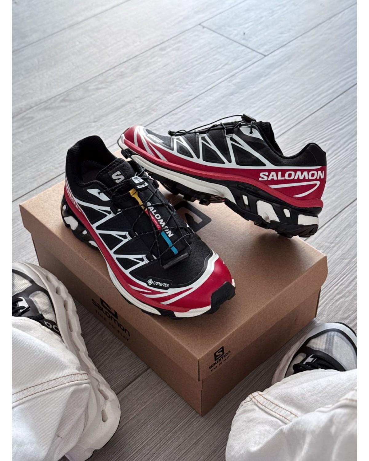 Salomon XT-6 Gore-Tex Black Red
