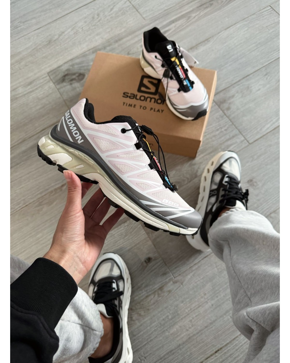Salomon XT-6 LAB Black / Icy Pink / Dawn Pink