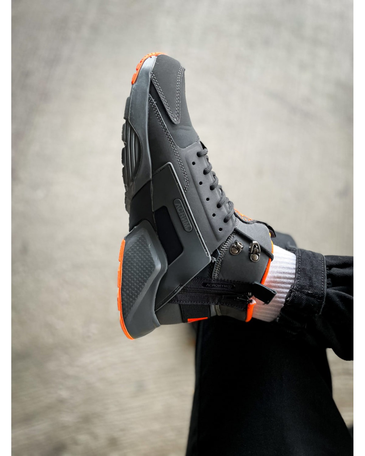 Nike Huarache Acronym "Black/Orange"