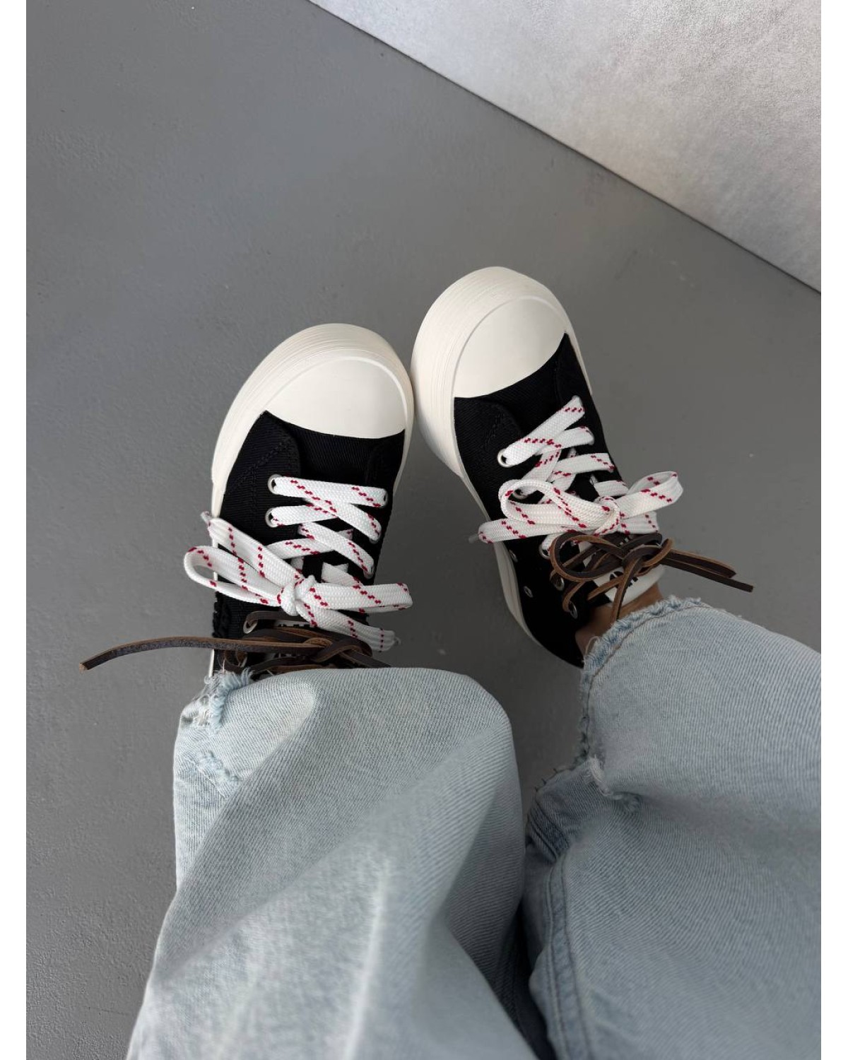 Miu Miu Washed Denim Black