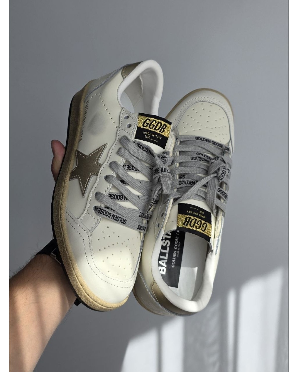 Golden Goose Ball Star Ivory/Gold
