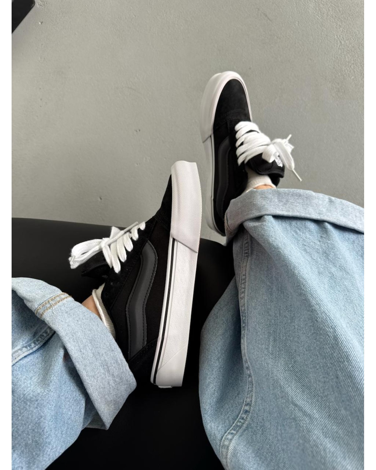 Vans Knu Skool White/Black