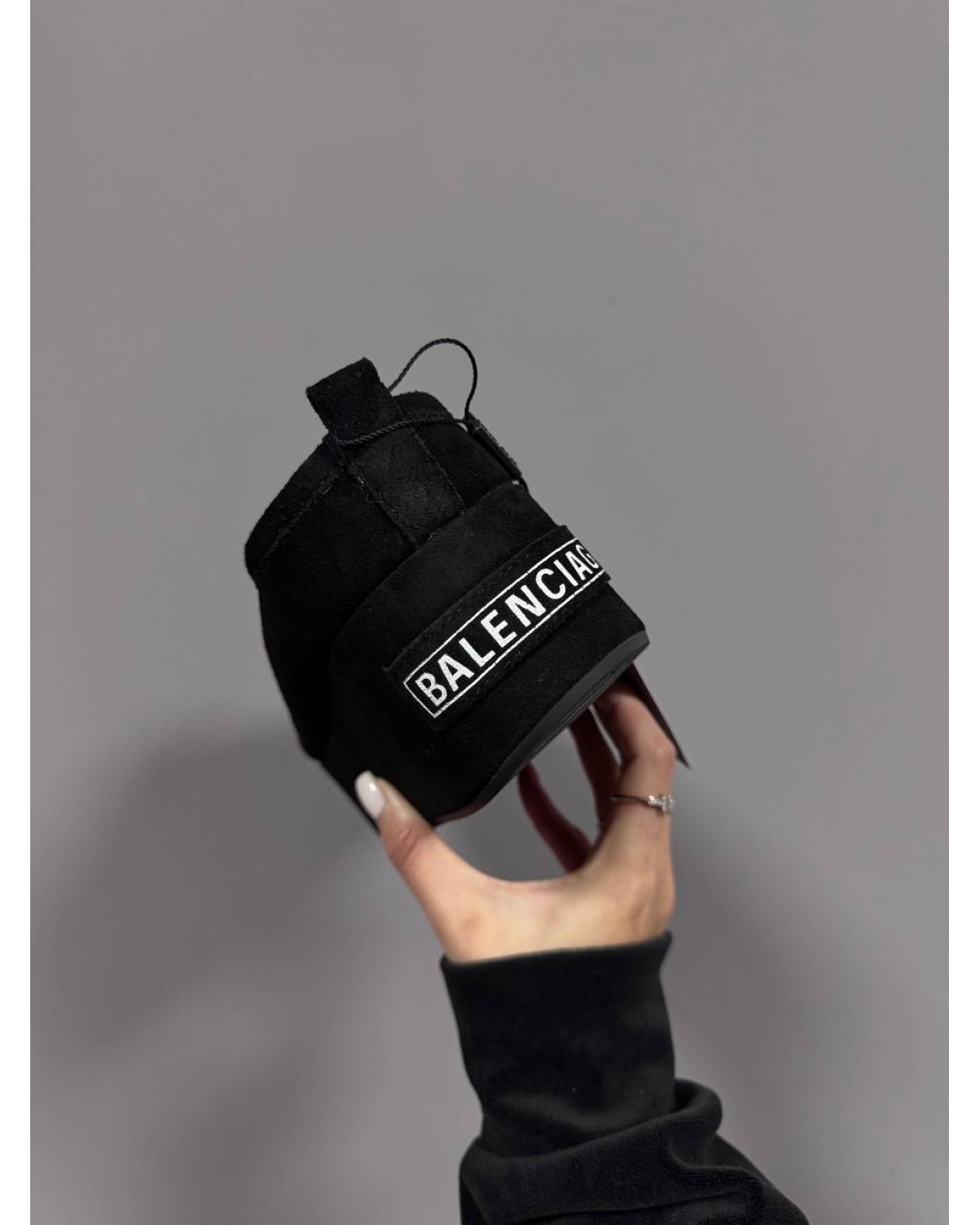 Balenciaga Alaska Soft Platform Mules Black