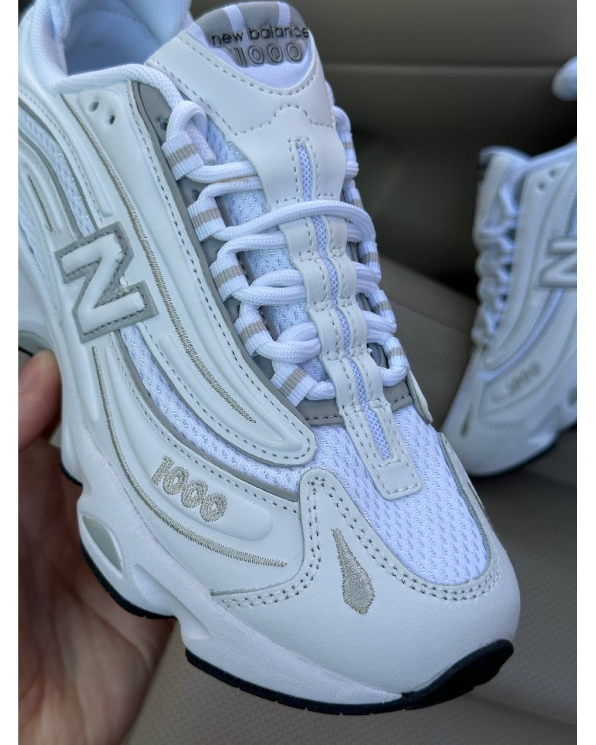 New Balance 1000 White Grey