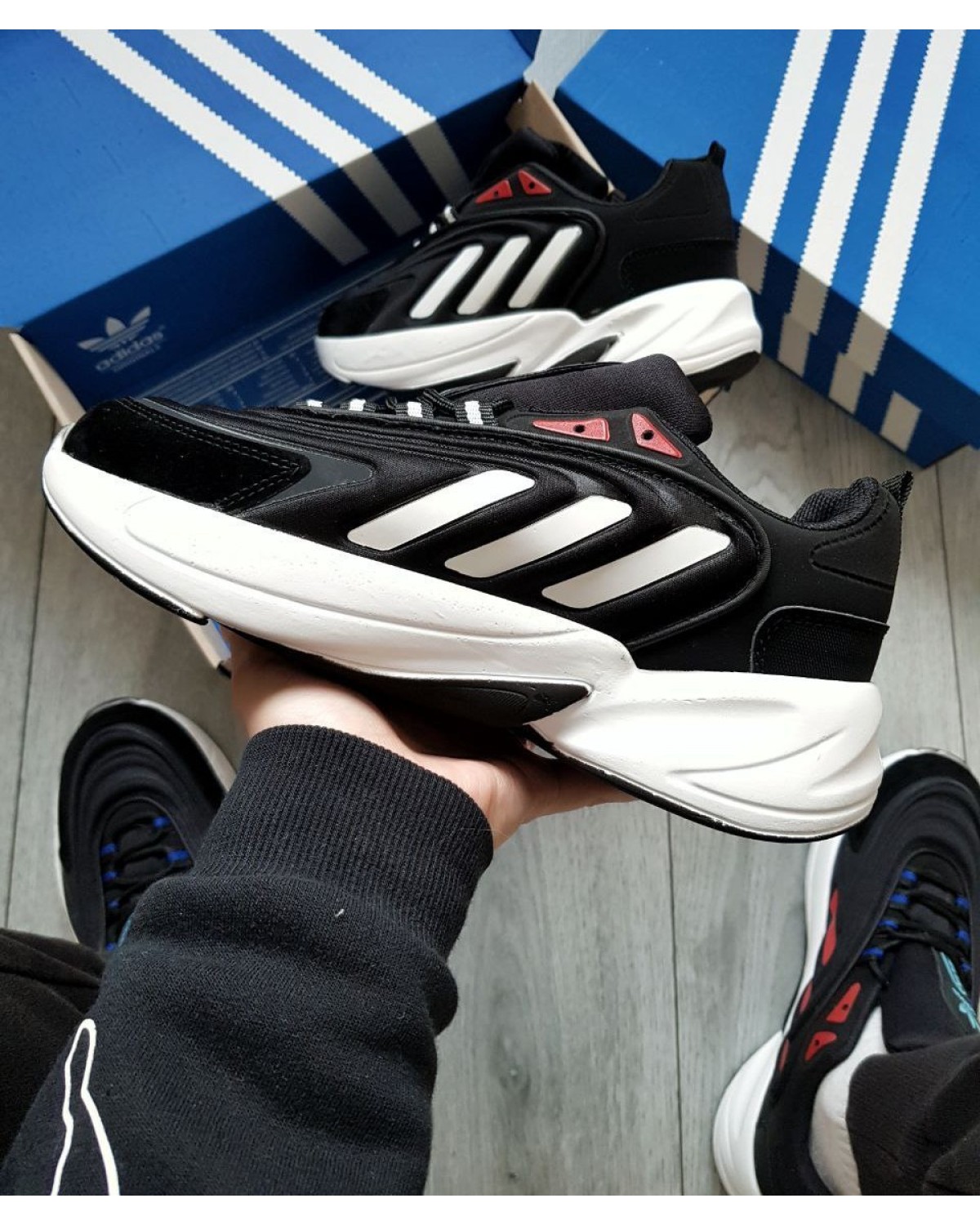 Adidas Ozelia Black White