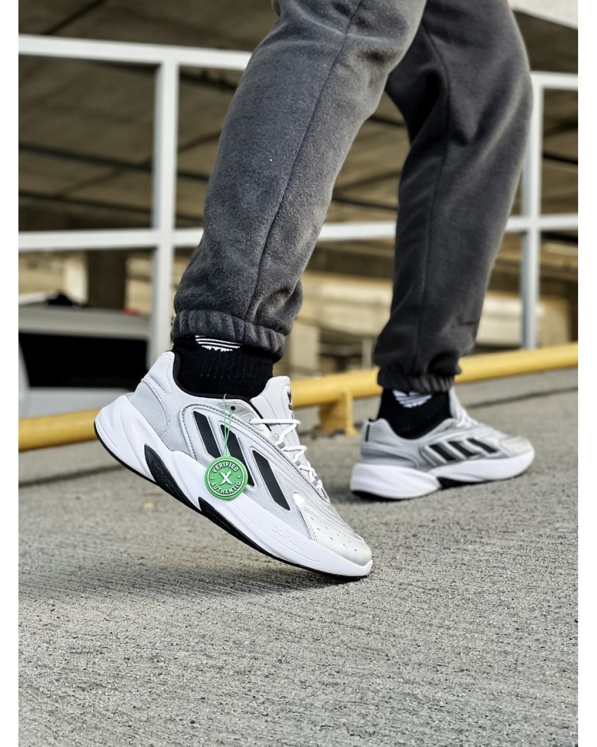 Adidas Ozelia Grey Black White