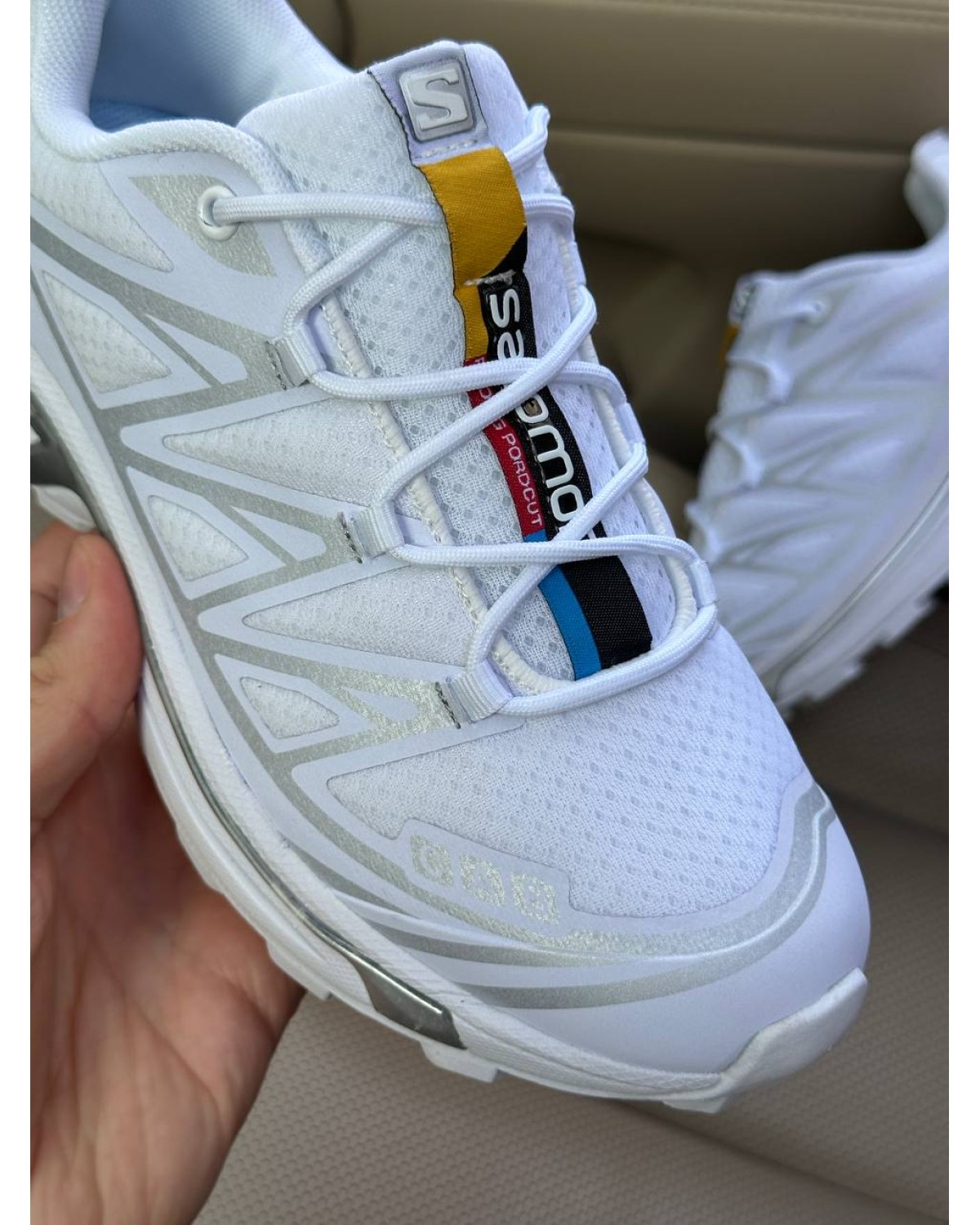 Salomon XT-6 White Silver