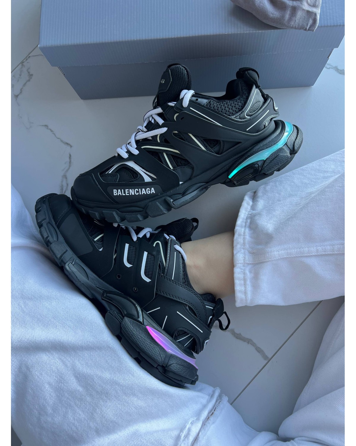Balenciaga Track Black LED