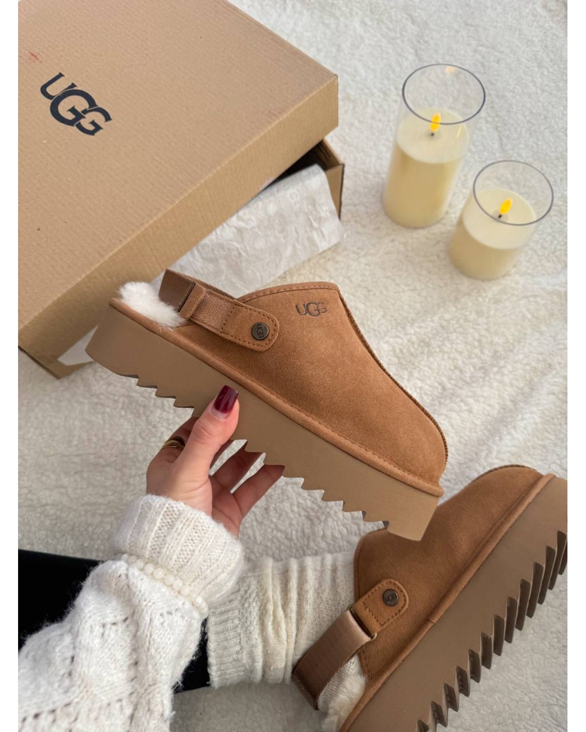 Lanah Clog Chestnut