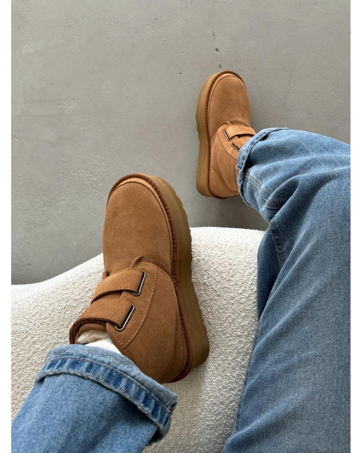 Ugg Neumal Platform Velcro Chestnut Ugg Neumal Platform Velcro Chestnut