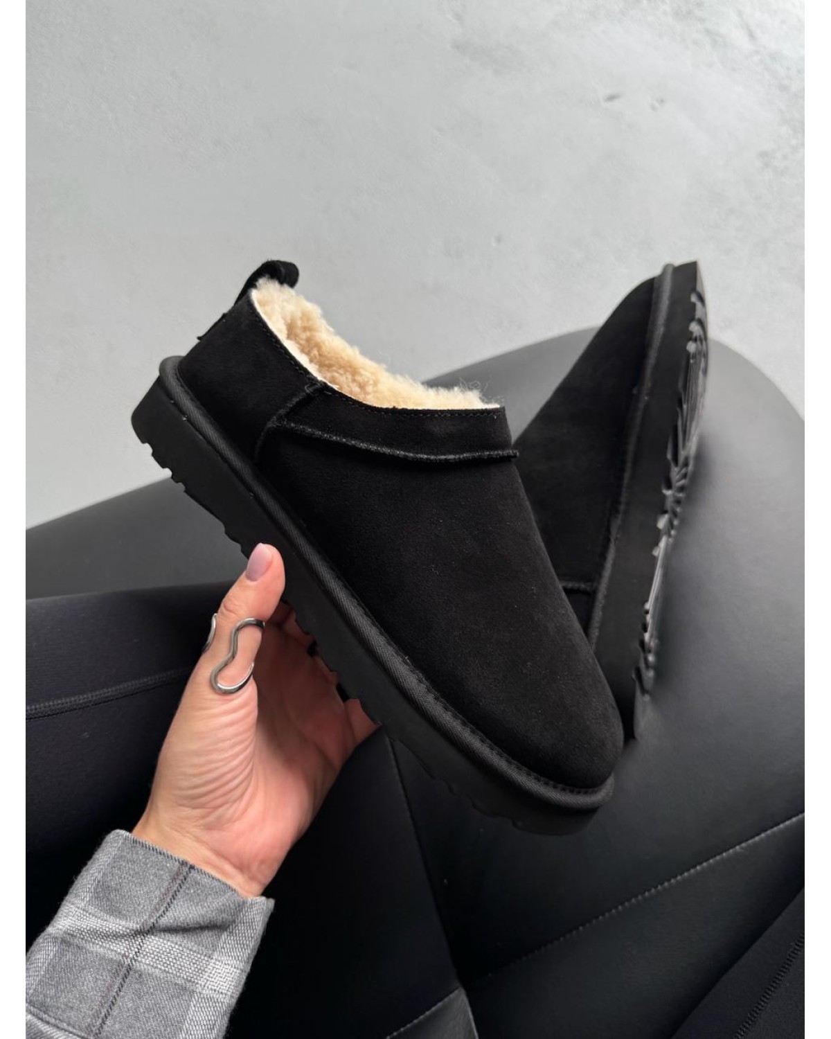 UGG Classic  Micro Boot Black