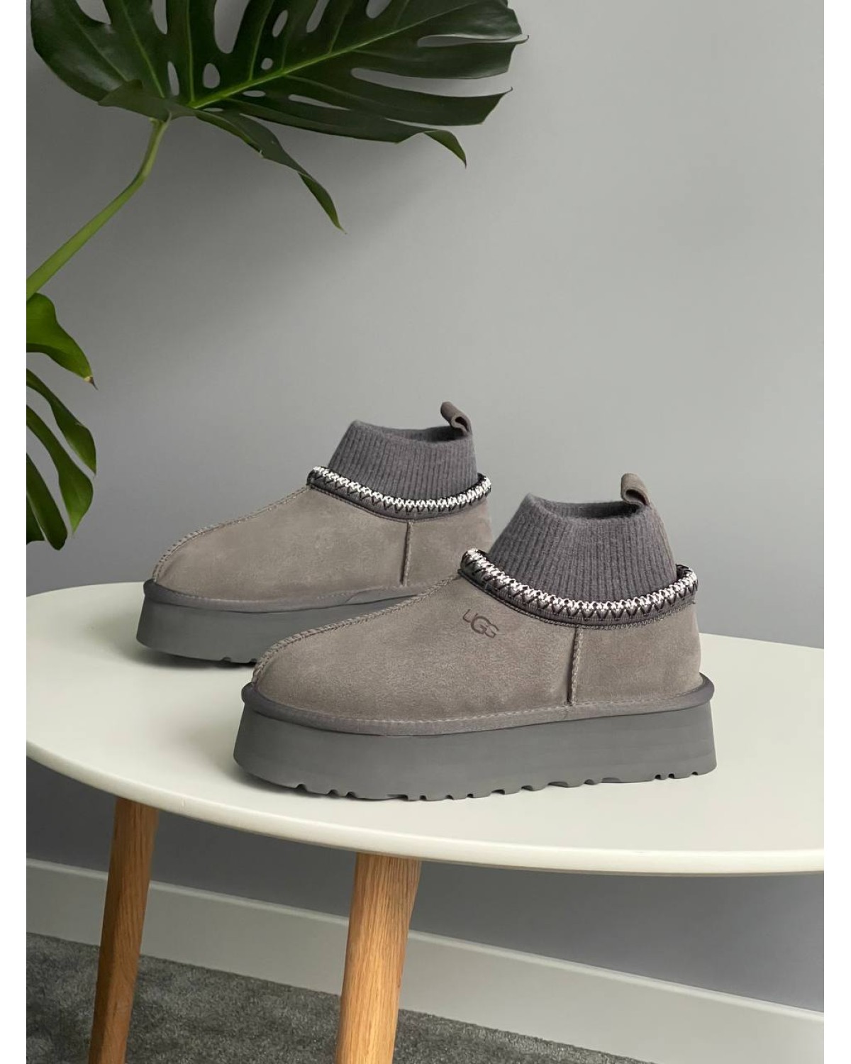 UGG Tasman Platform Sock Grey