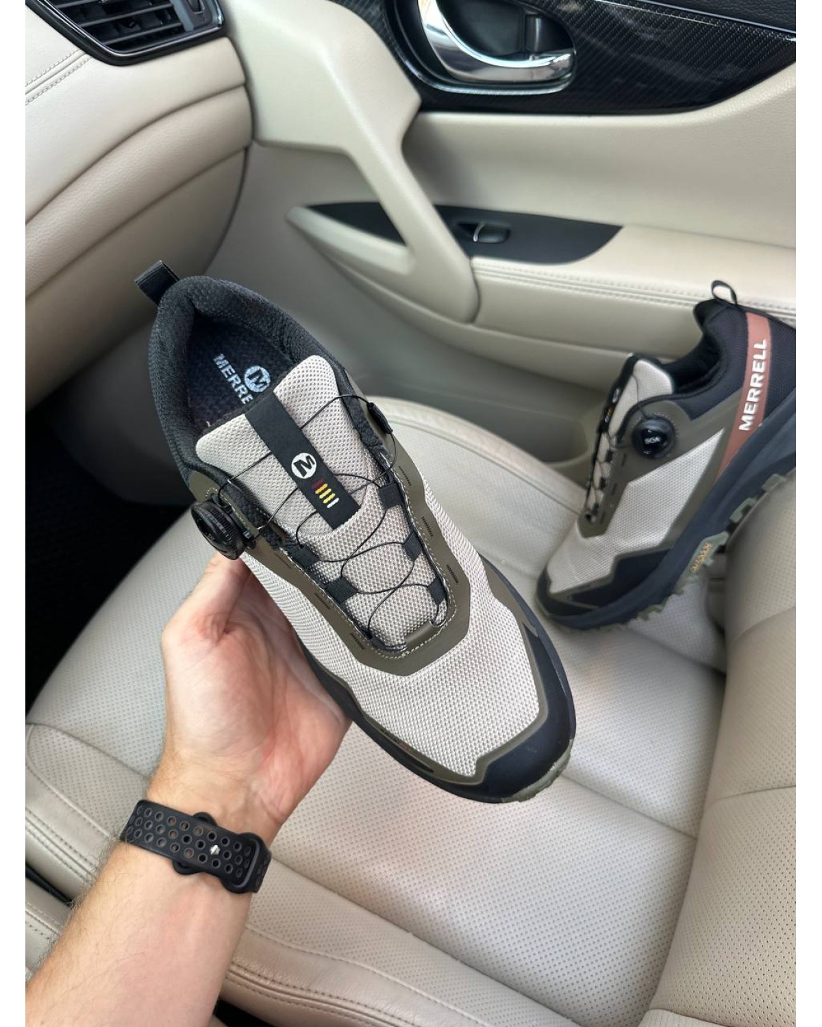 Merrell Shimano BOA Beige Black Khaki Merrell Shimano BOA Beige Black Khaki