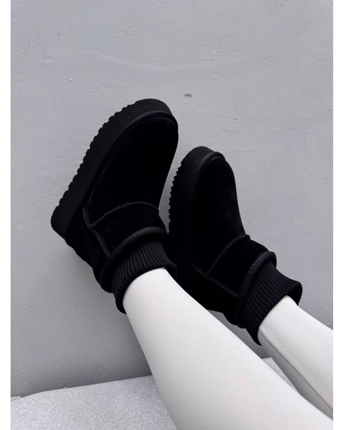 UGG Sock Black Suede UGG Sock Black Suede