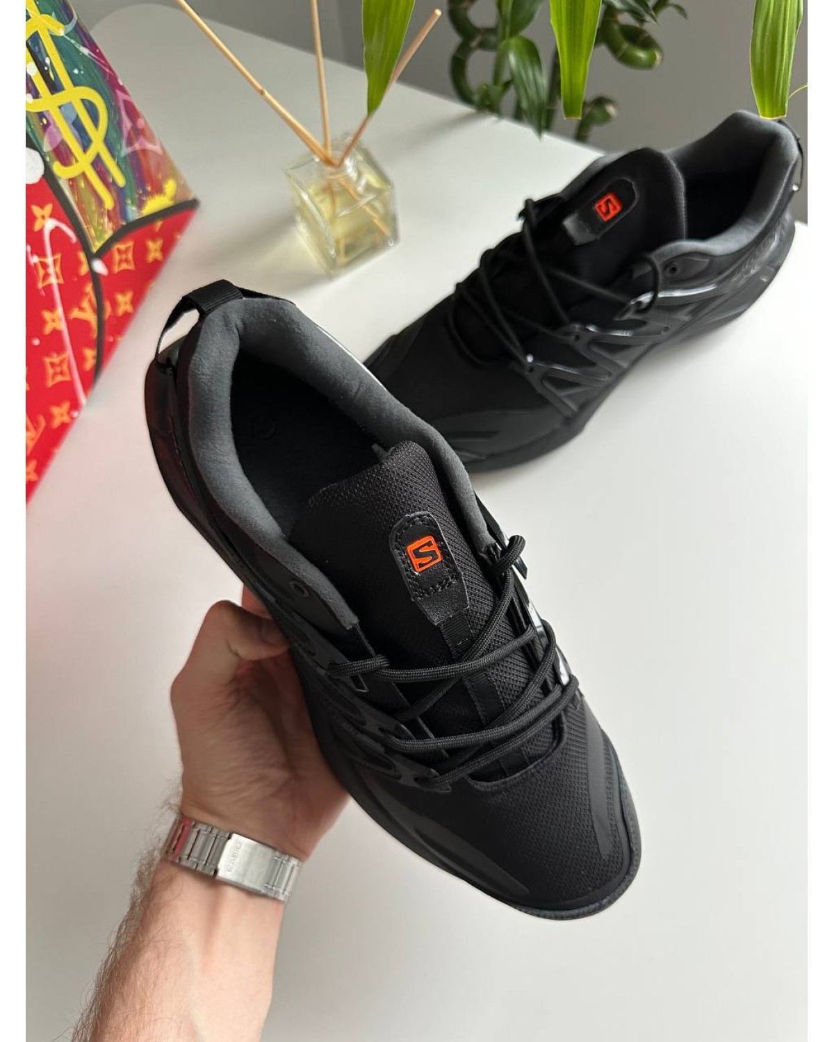 Salomon XT PU. RE Advanced Gore-Tex Black Orange Salomon XT PU. RE Advanced Gore-Tex Black Orange