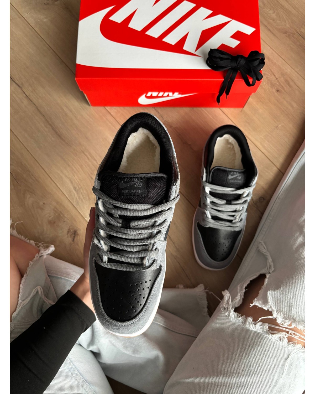 Nike Dunk Low Black Silver Nike Dunk Low Black Silver