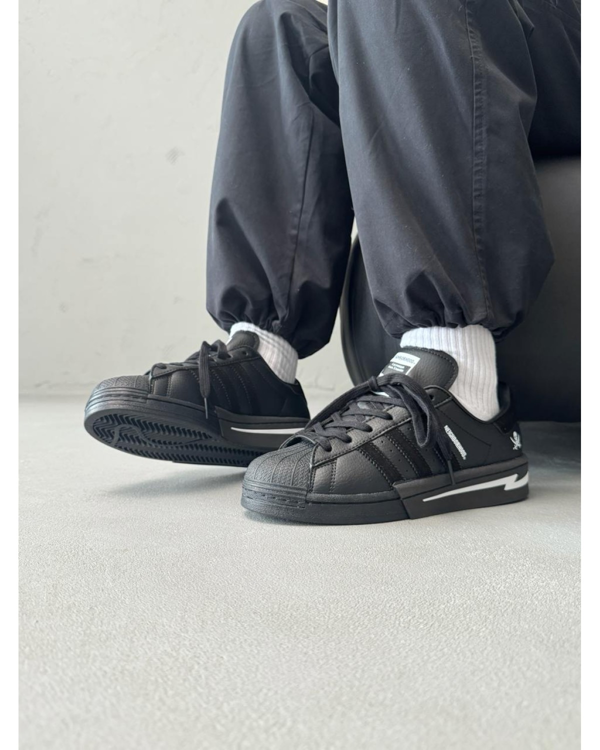 Adidas Superstar x Neighborhood Black/White Adidas Superstar x Neighborhood Black/White