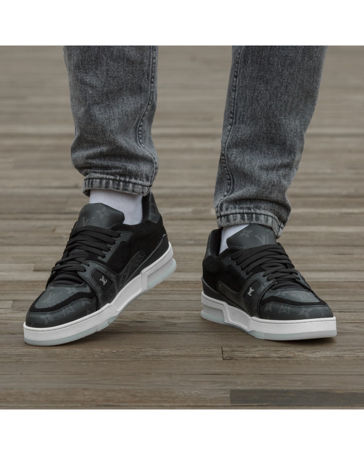 Louis Vuitton LV Trainer Sneakers Black Louis Vuitton LV Trainer Sneakers Black