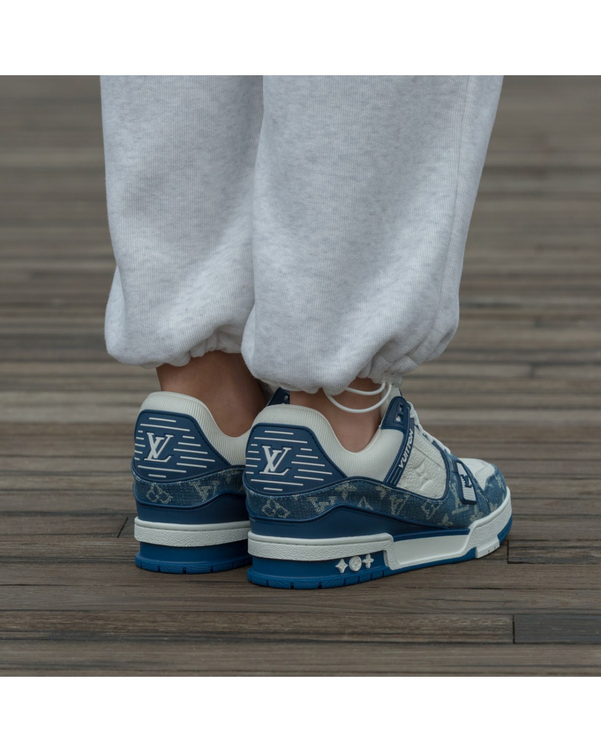 Louis Vuitton LV Trainer Sneakers Jeans