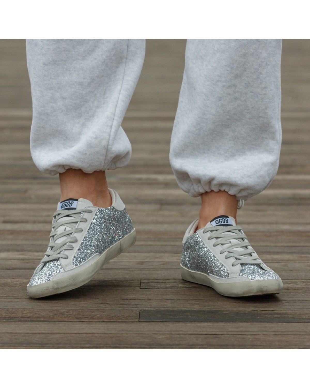 Golden Goose Silver Grey