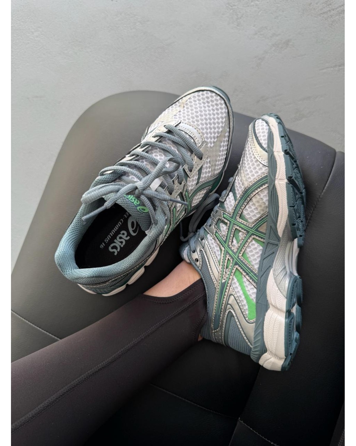 Asics Gel-Cumulus 16 White/Ironclab