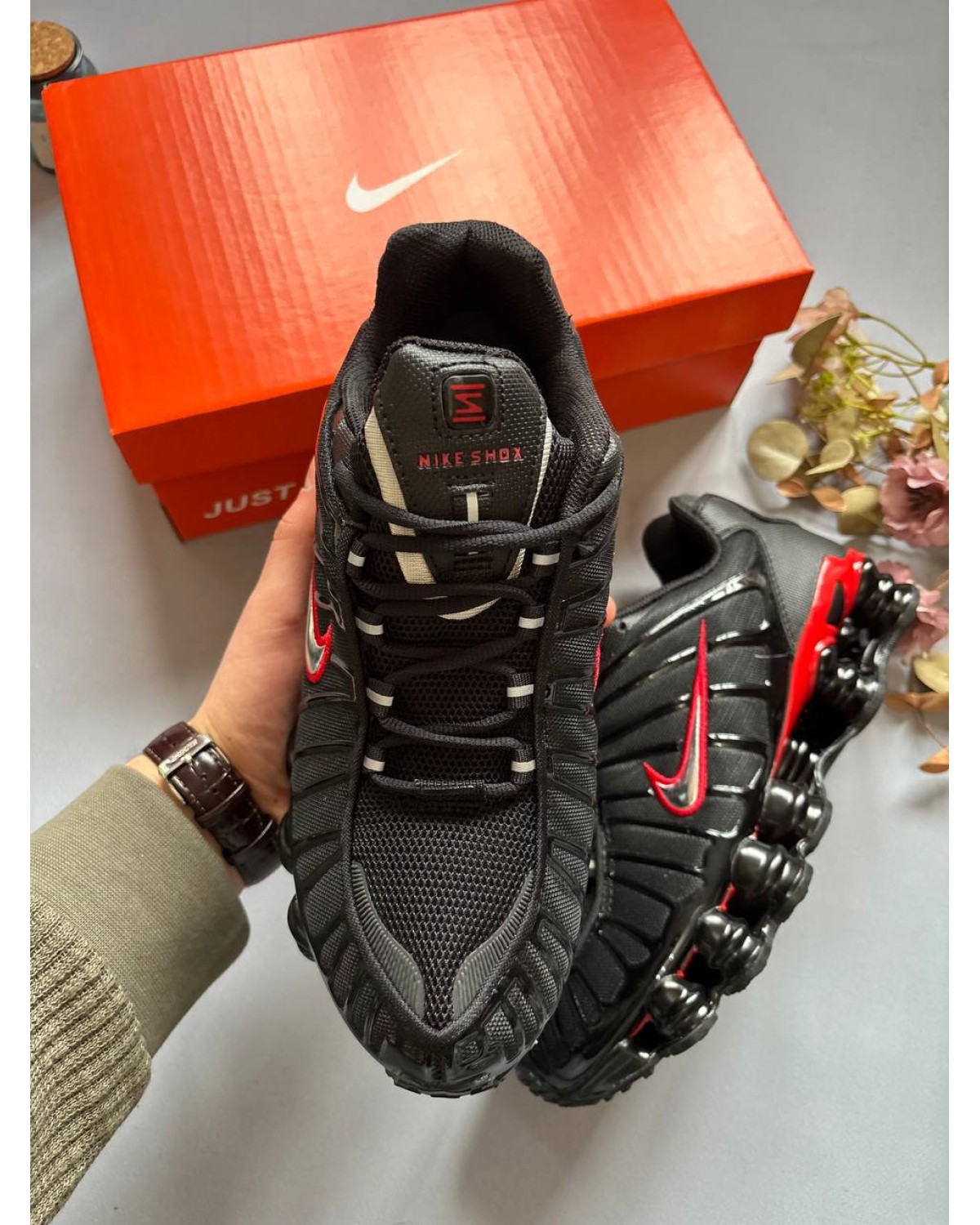Nike Shox TL Black Red