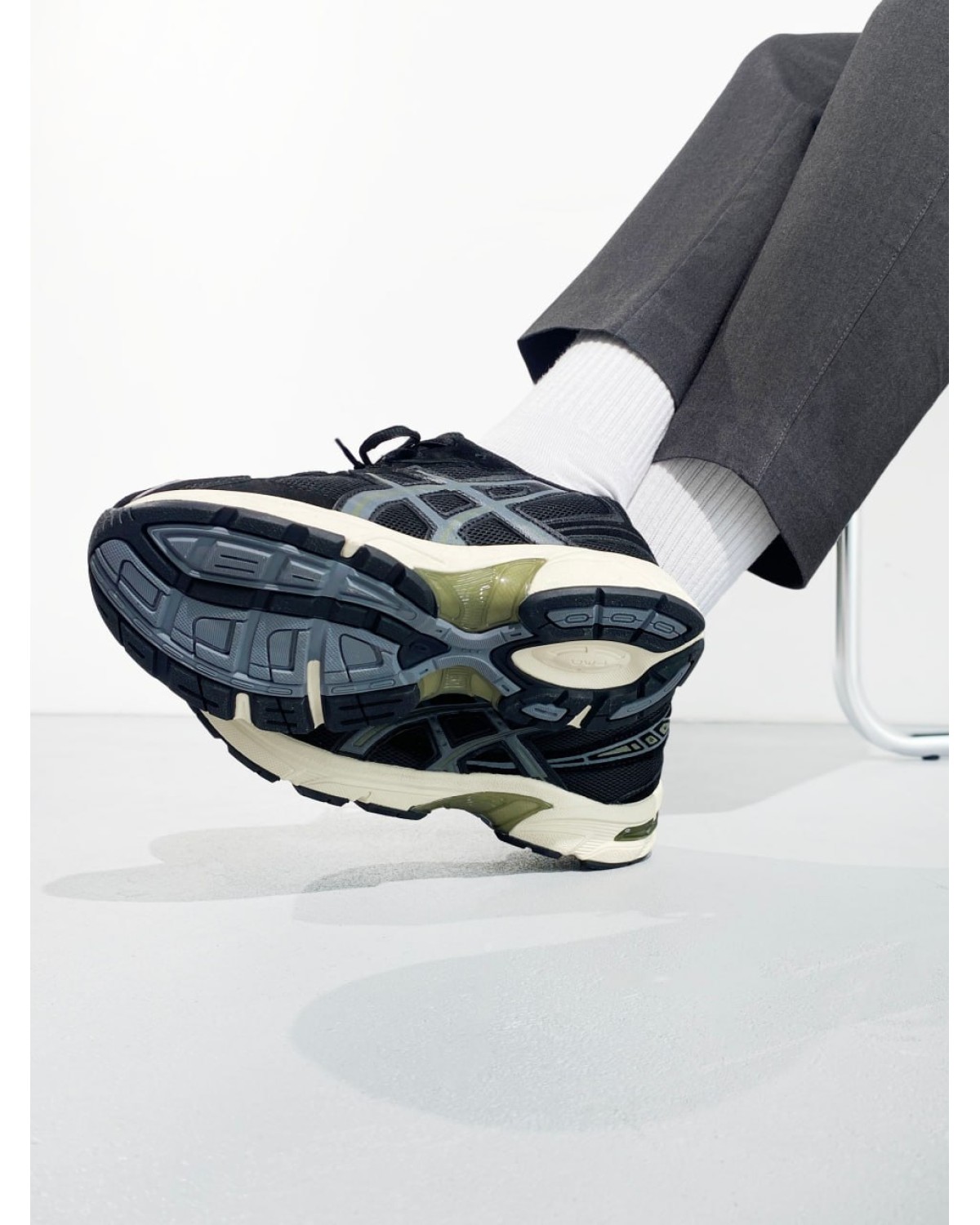 Asics Gel-1130 Black Beige Asics Gel-1130 Black Beige