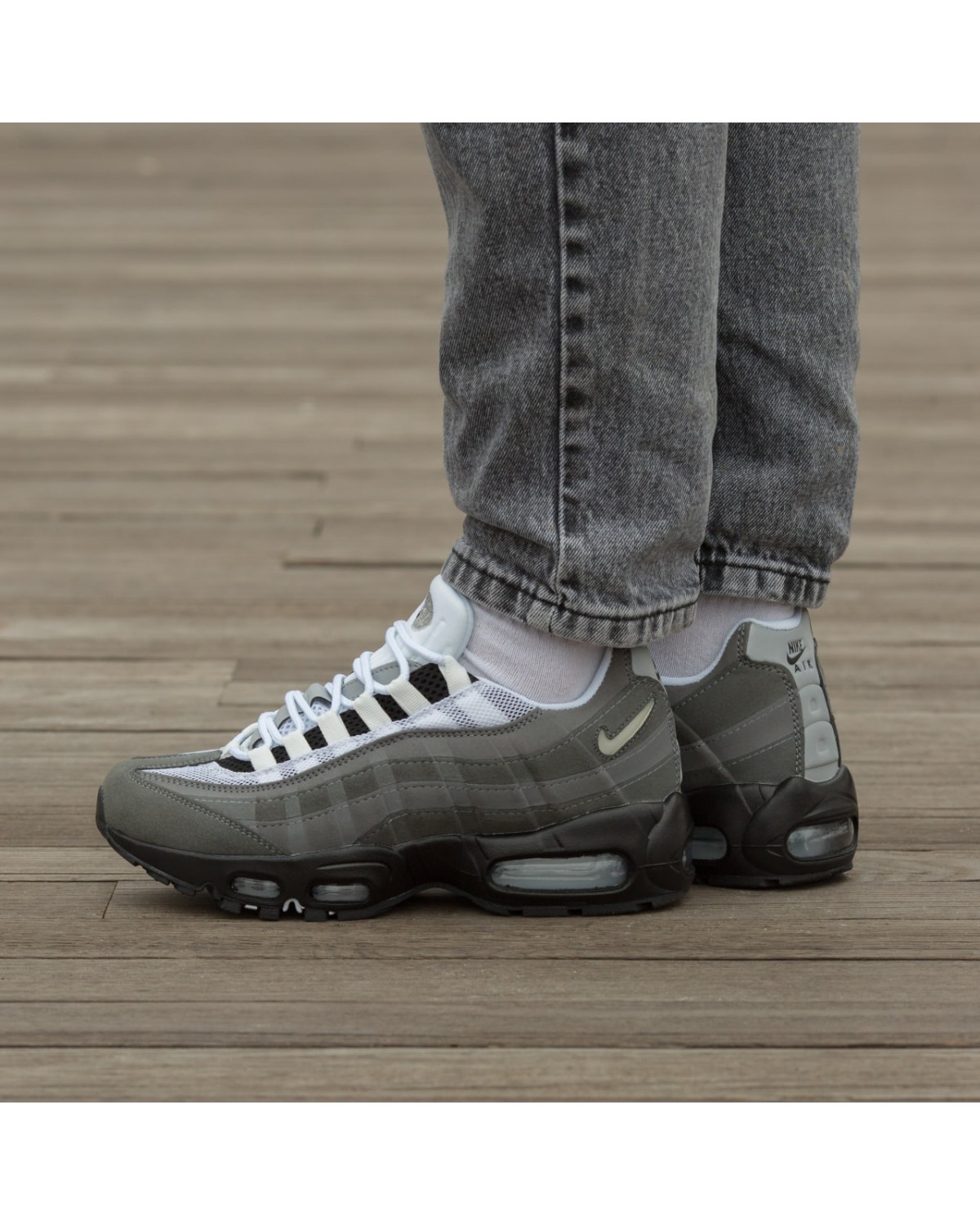 Nike Air Max 95 Grey Black  Suede